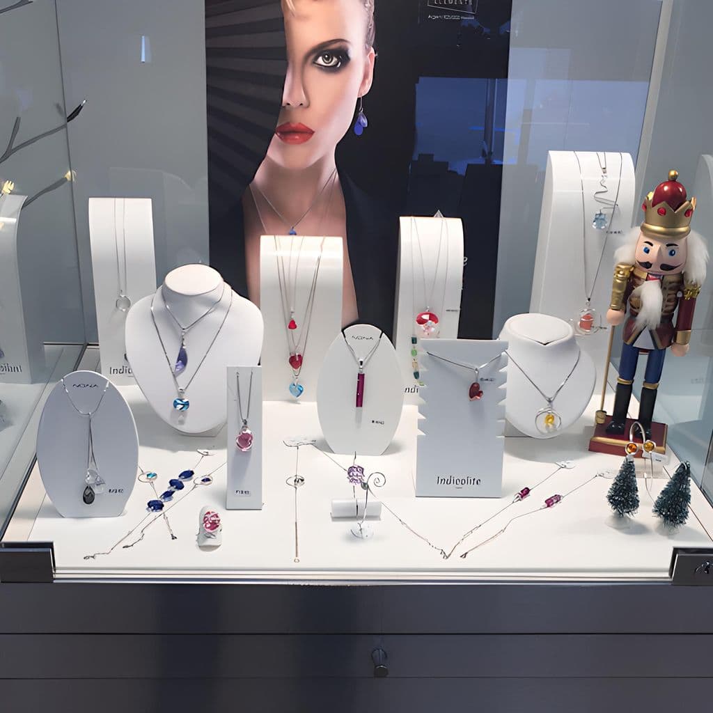 Vitrine de bijoux de la Bijouterie Schrapff à Belfort